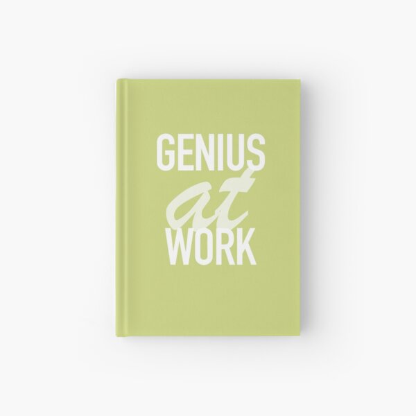 Genius at Work Green Hardcover Journal