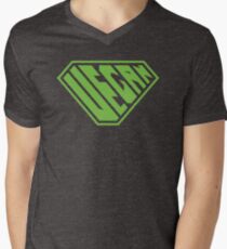 Vegan SuperEmpowered (Green) V-Neck T-Shirt