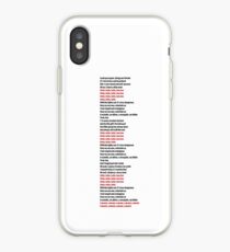 Nirvana Smells Like Teen Spirit Lyrics iPhone Case