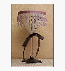 Beaded Martini Glass Photographic Print