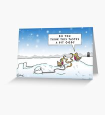 An Ood in Winter Greeting Card