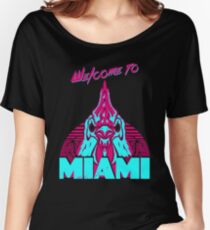 Camiseta ancha para mujer Bienvenido a Miami - I - Richard