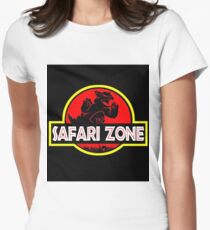 Safari Zone Pokemon Women's Fitted T-Shirt