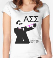 Alpha Sigma Sigma Shirt Women's Fitted Scoop T-Shirt