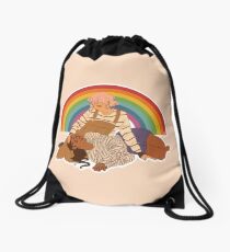 gentle love Drawstring Bag