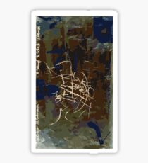 Abstract Constructivism Bauhaus Sticker