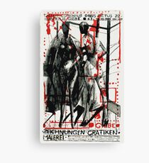 Abstract Constructivism Bauhaus Canvas Print