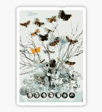 Abstract Constructivism Bauhaus Sticker