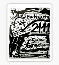 Abstract Constructivism Bauhaus Sticker