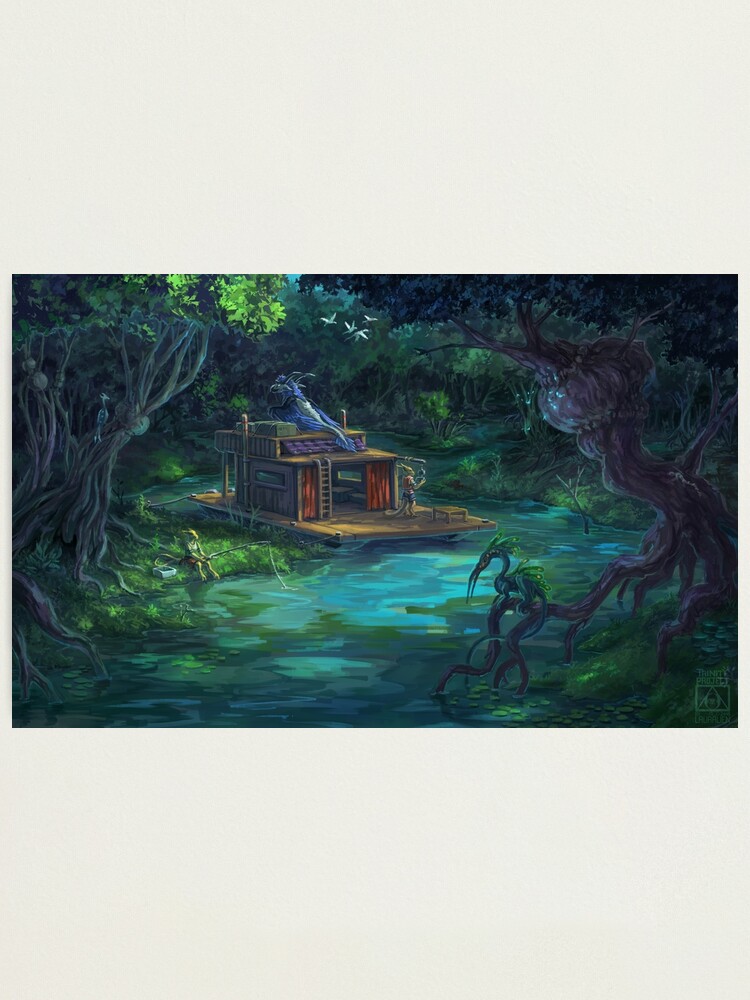 Alternate view of The Waterway Photographic Print