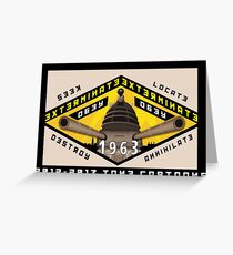 Battleship Dalek 1963 Greeting Card