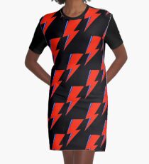 Bowie Symbolic Graphic T-Shirt Dress