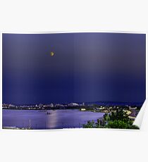 Super Moon Above Syracuse, NY Poster