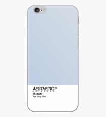 AESTHETIC UNIVERSE TEAR DROP BLUE DESIGN iPhone Case