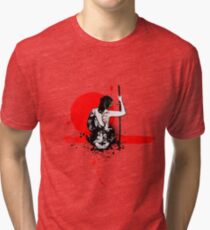 Trash Polka - Female Samurai Tri-blend T-Shirt