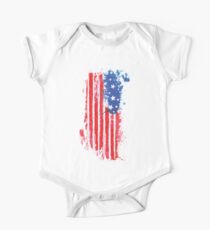 USA - American Flag One Piece - Short Sleeve