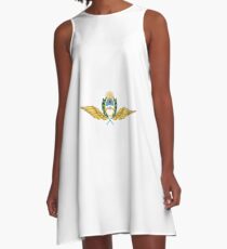 The Argentine Air Force Emblem A-Line Dress