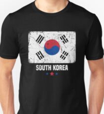 South Korea Flag Korean Apparel Unisex T-Shirt