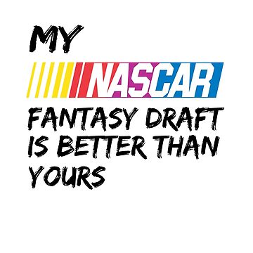 NASCAR Draft Champion' Sticker for Sale by withbuckybarnes