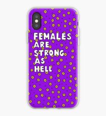 Females Are Strong as Hell iPhone Case