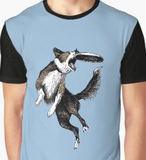 Dog & Frisbee Graphic T-Shirt