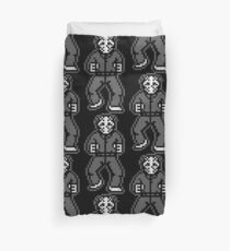 Retro Jason - Gray Vintage Duvet Cover