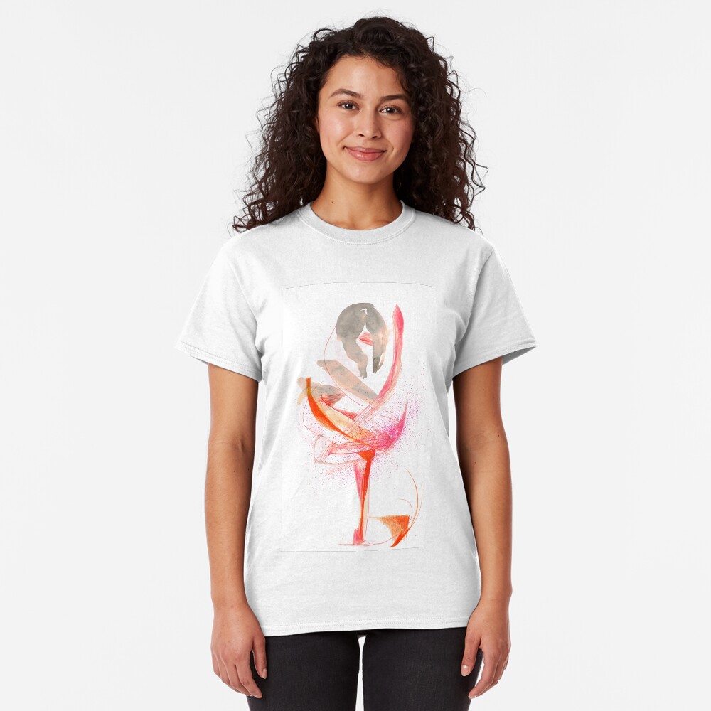 Expressive Dance Drawing Classic T-Shirt
