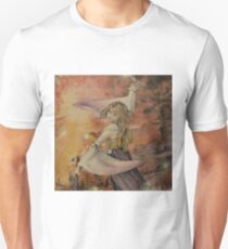 Airbrush Portrait - Yuna from Final Fantasy X Unisex T-Shirt