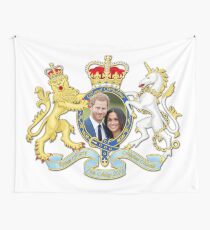 Prinz Harry und Meghan Markle Wandbehang
