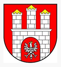 Zgierz coat of arms, Poland Photographic Print