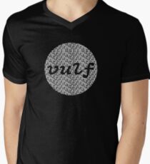 Vulfpeck Shirt Vulf Circle White Print Men's V-Neck T-Shirt