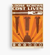 Time War Propaganda II Canvas Print