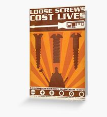 Time War Propaganda II Greeting Card