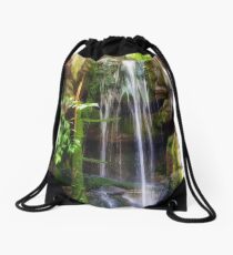 Man Made Waterfall Drawstring Bag