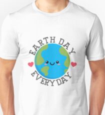 Earth Day EveryDay Kawaii Cute Shirt Unisex T-Shirt