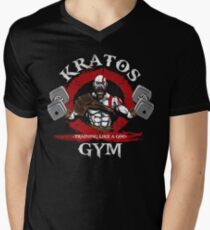 Kratos Gym Men's V-Neck T-Shirt