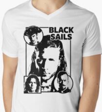 Black Sails Men's V-Neck T-Shirt