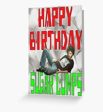 Tarjeta de felicitación Feliz cumpleaños Sugar Lumps Conchords