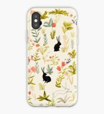 black rabbits iPhone Case