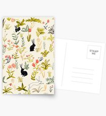 black rabbits Postcards