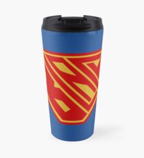 Black SuperEmpowered (Red and Gold) Travel Mug