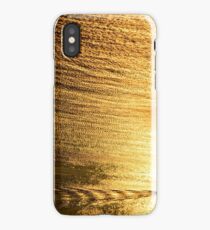 Sunset boat golden sea iPhone Case/Skin