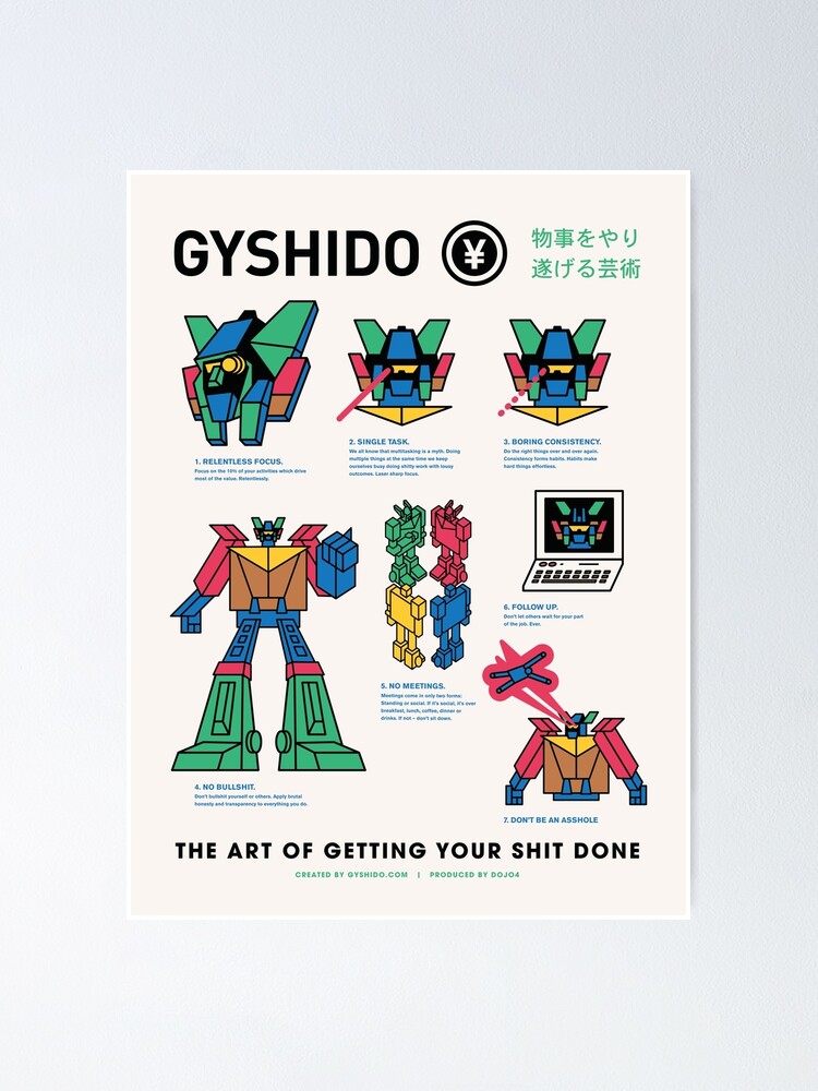 Alternate view of The GyShiDo Manifesto Poster
