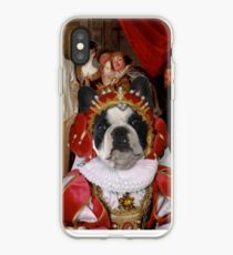 French Bulldog Art - Les Comediens italiens iPhone Case