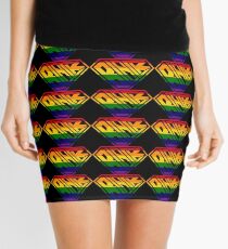 Black SuperEmpowered (Rainbow) Mini Skirt