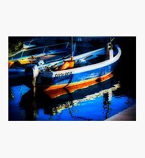 Impressionist boat Photographic Print