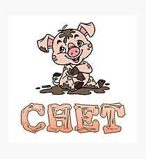 Chet Piggy Photographic Print