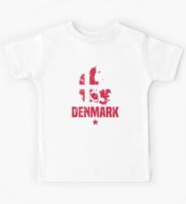 Denmark Flag Danish Apparel Kids Tee
