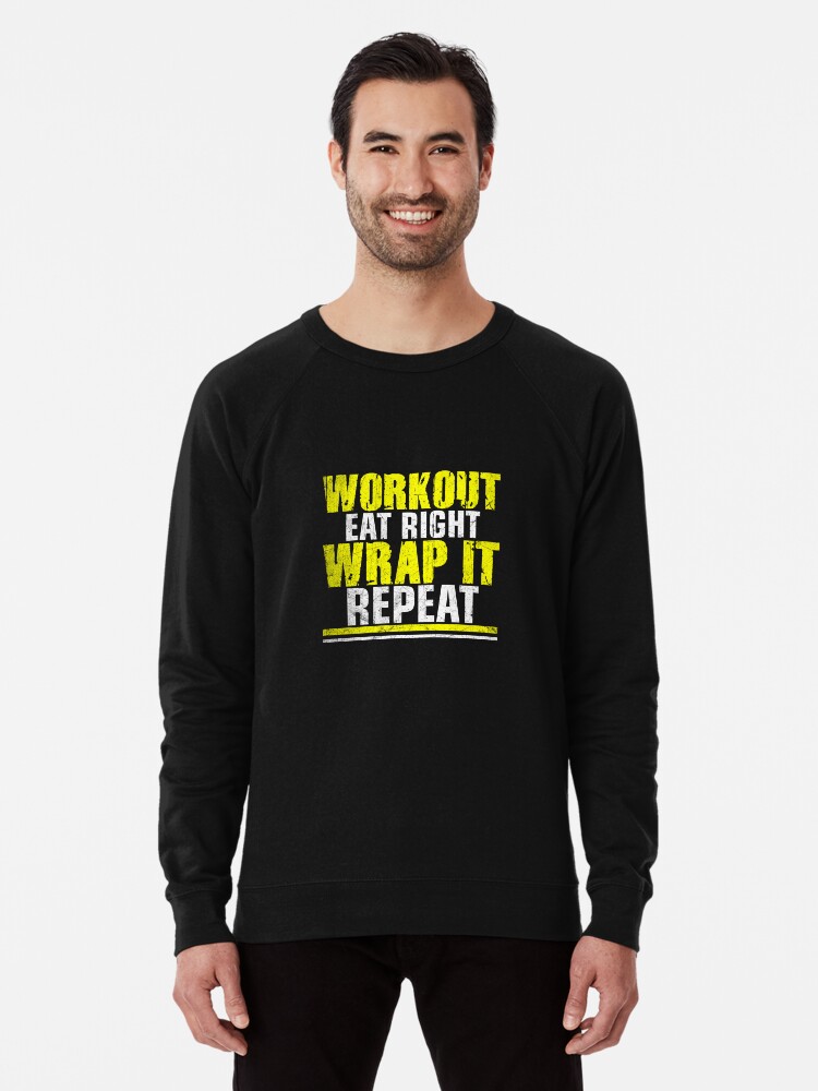 Workout Wrap It Gym Shirts Men Fitness Funny Exercise Shirt