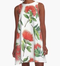 Pohutukawa A-Line Dress